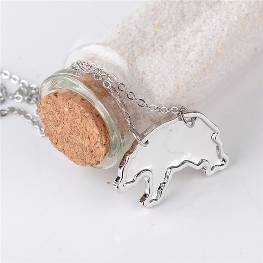 Mama Bear BEAR Dainty Pendant Silver - Picture 3 of 4